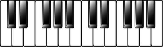 Piano Key Chart Layout